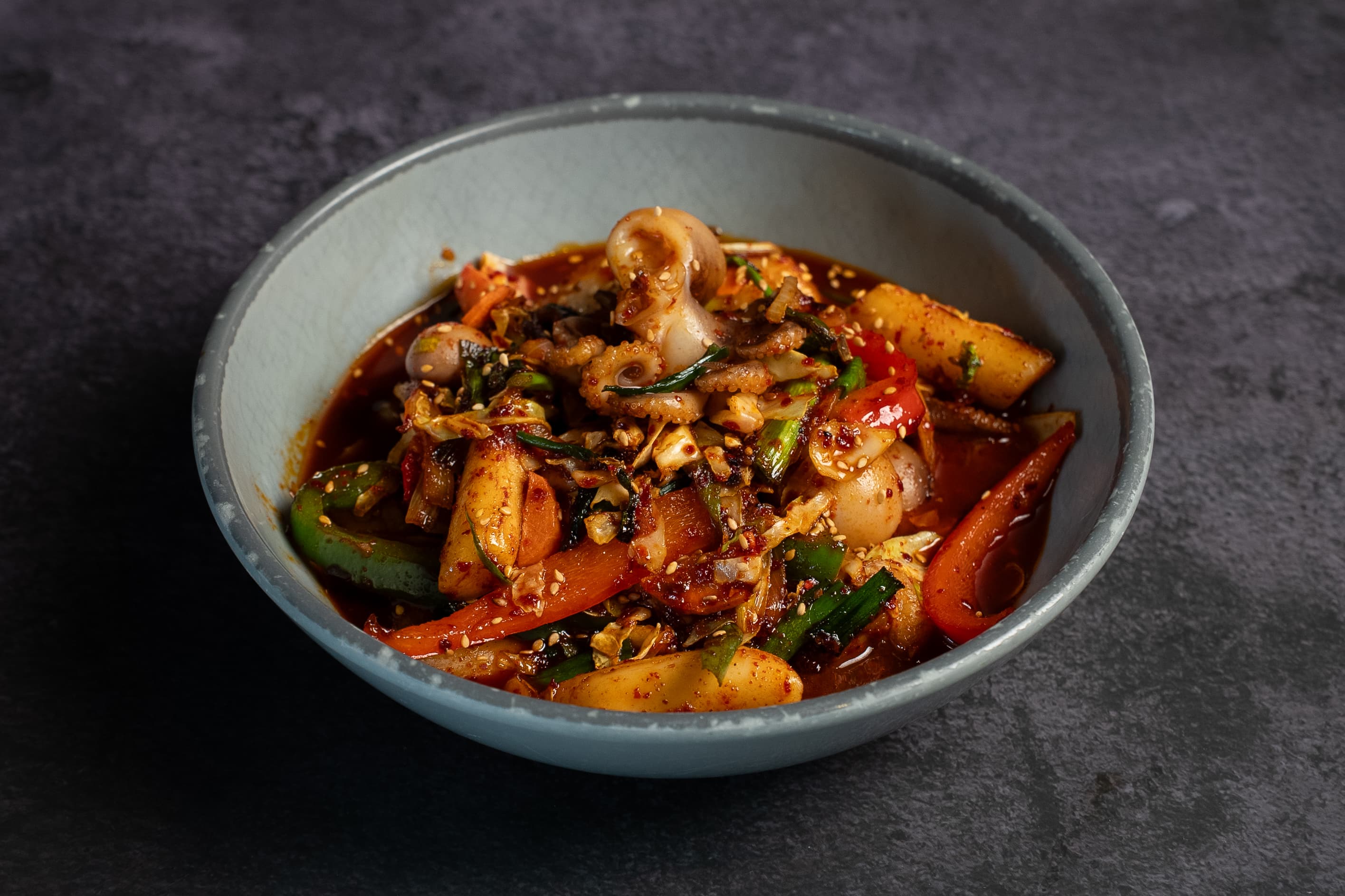 Spicy Baby Octopus Stir-fry