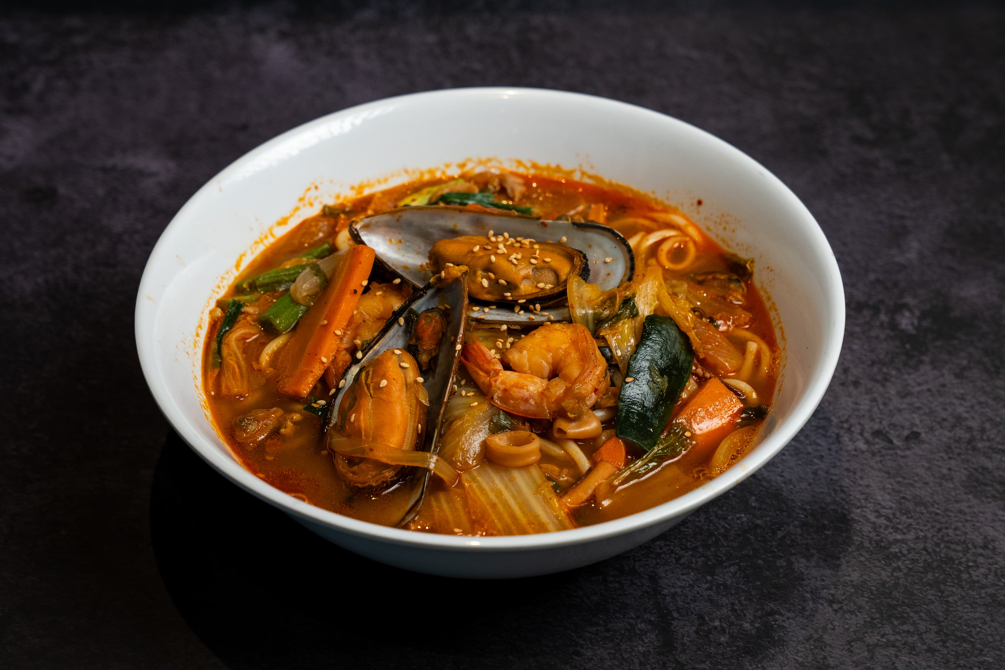 Spicy Seafood Noodle Soup
