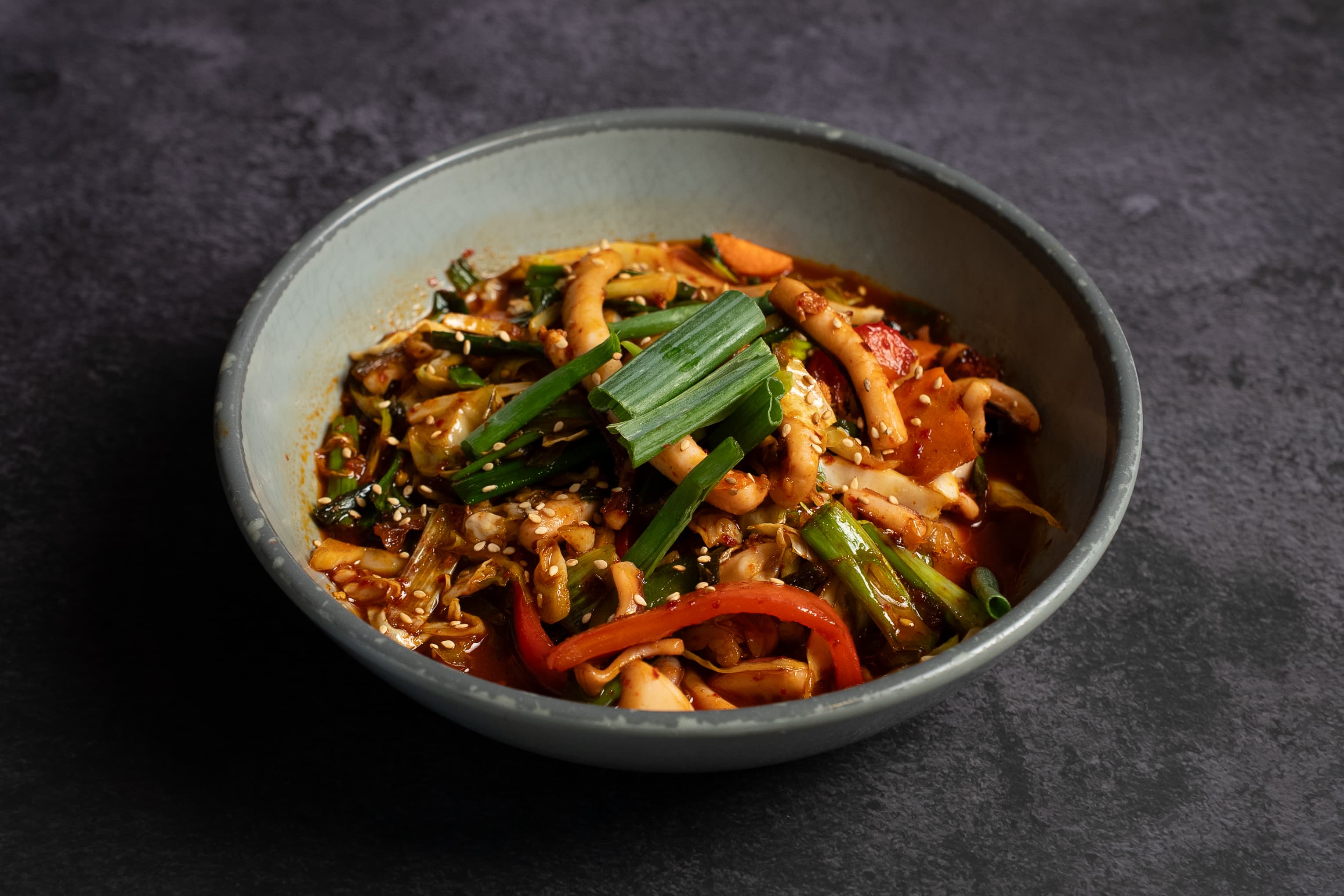 Spicy Squid Stir-fry